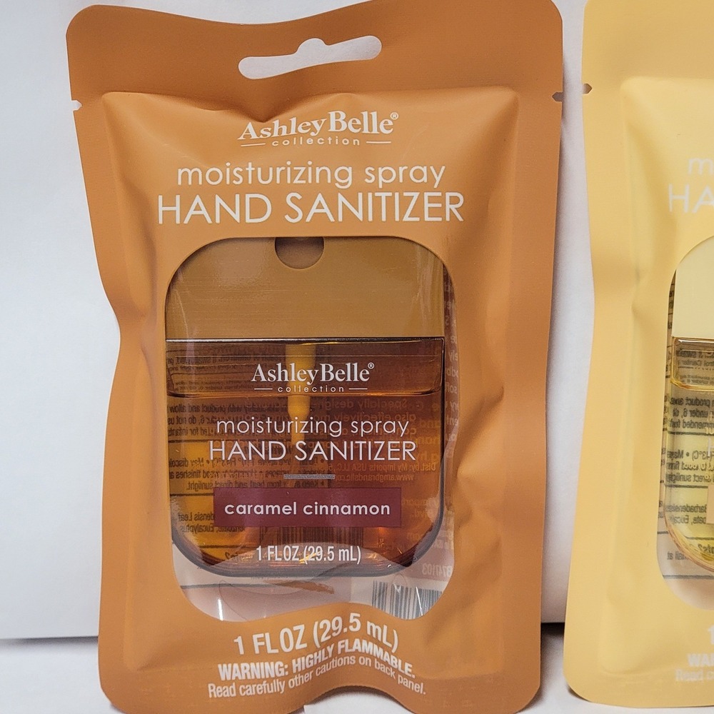 Ashley Belle Collect Moisturizing Spray Hand Sanitizer Caramel‎ Cinnamon 1 FL OZ